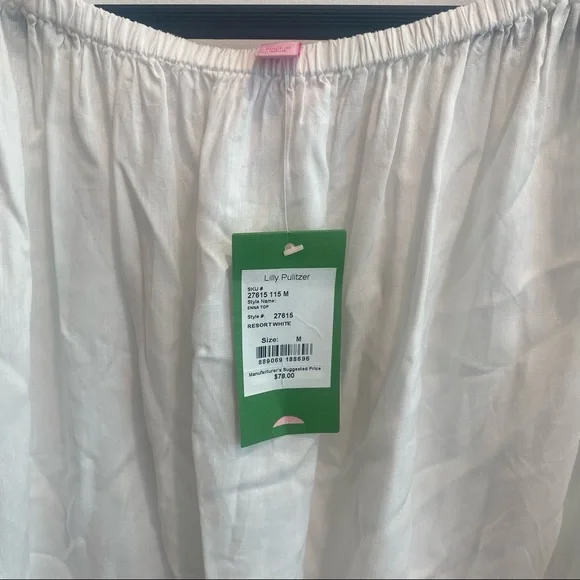 Lily Pulitzer White Top with Neon Tassels - Picture 4 of 7